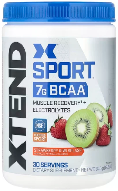 Xtend Sport 7G BCAA 딸기 키위 스플래시 345g(12.2oz), 345g, 1개 - 쿠팡