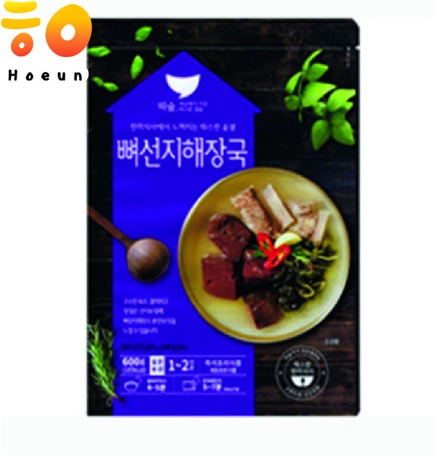 선미 뼈 선지 해장국, 10개, 600g
