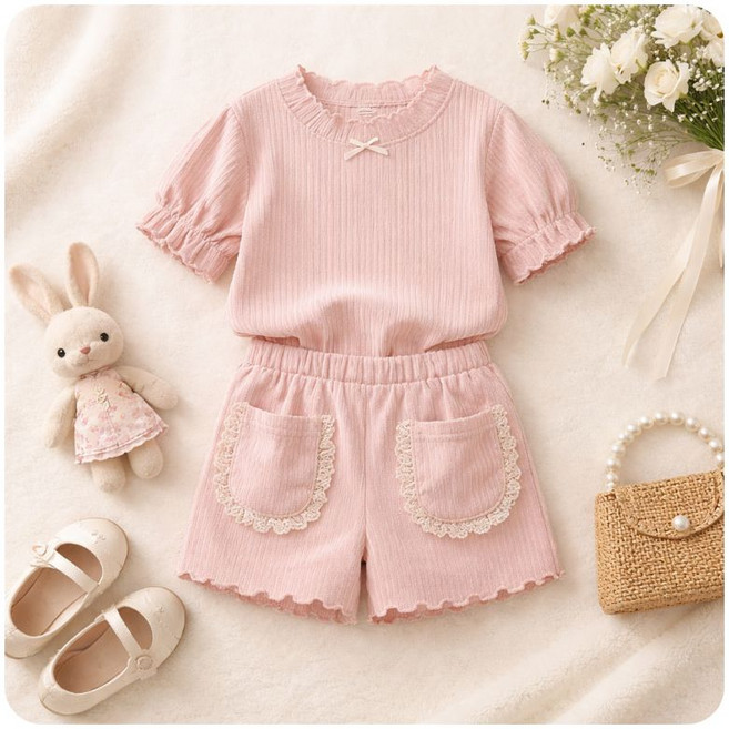 여아 큐티 상하복 100-140 아동 키즈 프릴