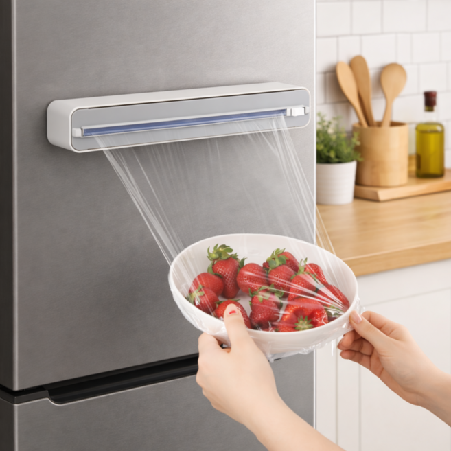 하이리브 가정용 랩 커팅기 자석, 1개, 화이트