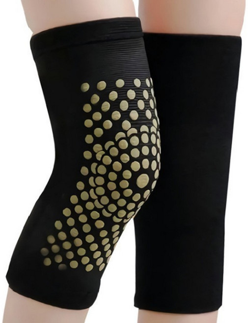 슈가슈팅 고탄력 발열 무릎 토시 2P 헬스 보호대, 그레이, 1세트