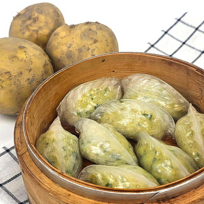 투명 감자만두피 감자고기만두1.4kg, 1개, 1.4kg