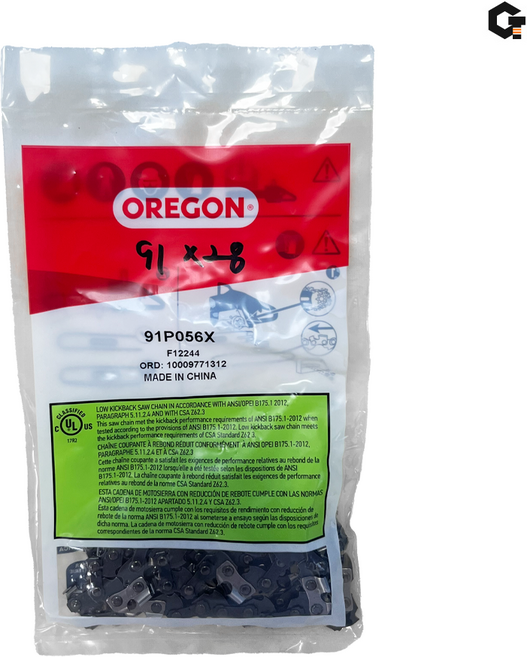 OREGON 오레곤 체인톱날 91번 28날 16인치 톱날 엔진톱날, 1개