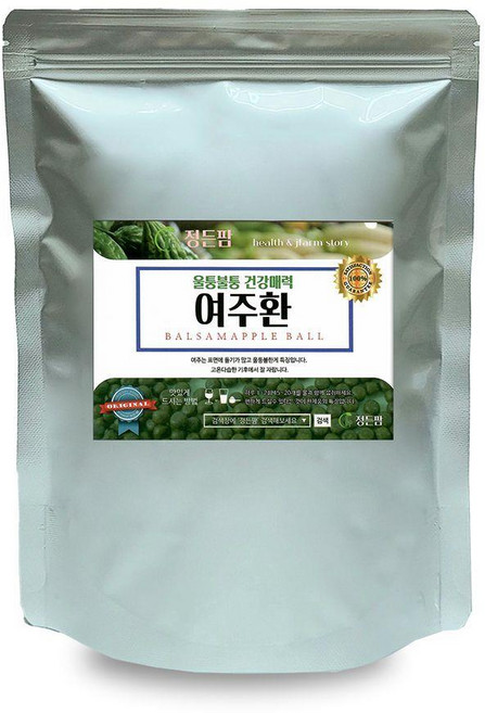 정든팜 여주환 500g 이중지퍼백 건강환 여주, 1개