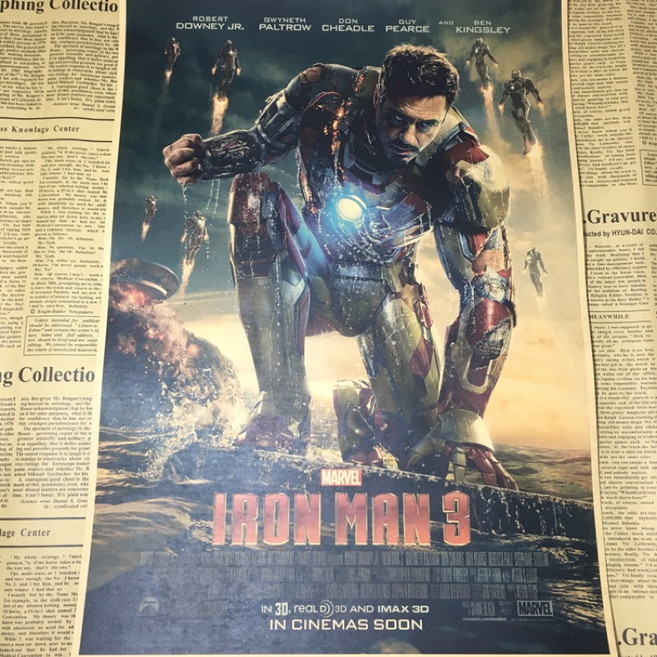 MARVEL 漫威 鋼鐵人3 電影海報