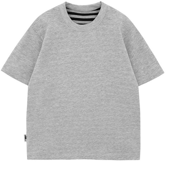 【雙面穿復古】條紋T恤 短袖T恤 男式T恤 美式T恤 中性T恤 夏季T恤 寬鬆圓領 雙面兩穿設計 復古條紋 街潮百搭