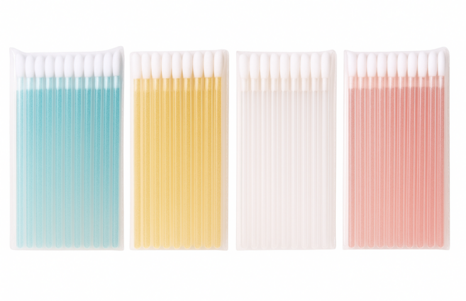 립플로우 일회용 반짝이 립 브러쉬, 200개, 혼합색상