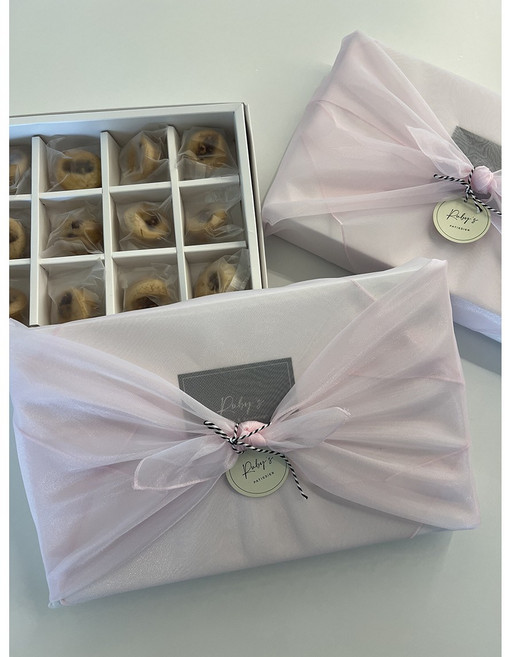 [루비스카페]찹쌀 100% 저당팥 넣은 호두과자 / 건강간식 / 소화잘되는 호두과자 선물포장, 15개, 30g