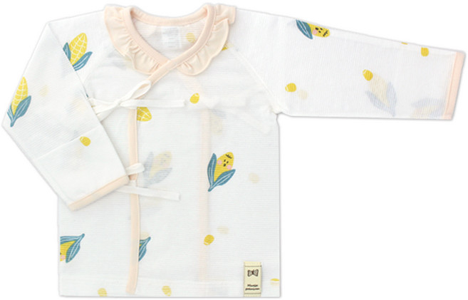 메르베 신생아 사계절 순면 쟈가드 배냇저고리