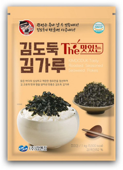 김앤김 김도둑 The 맛있는 김가루, 1kg, 1개