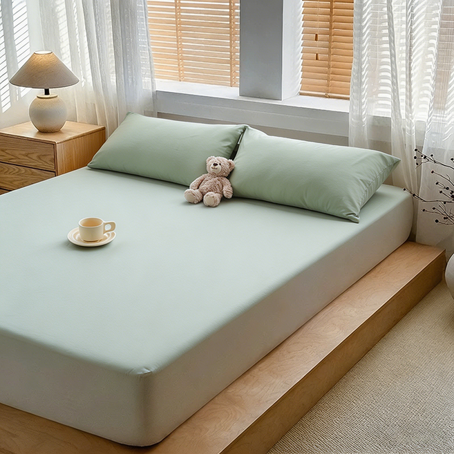 소리프 순면 사계절 매트리스 커버 부드러움 통기성