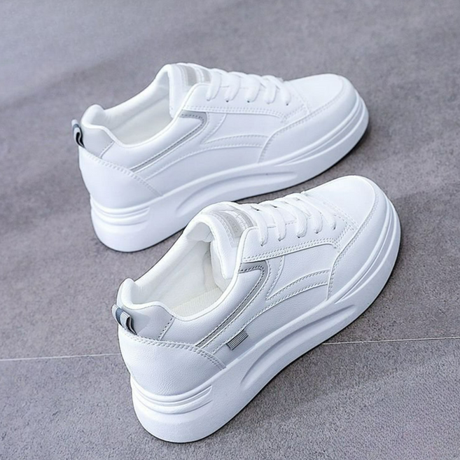 씨앤케이 여성 7CM 키높이 운동화 여성 데일리 통굽 스니커즈 캐주얼 속굽 여성화