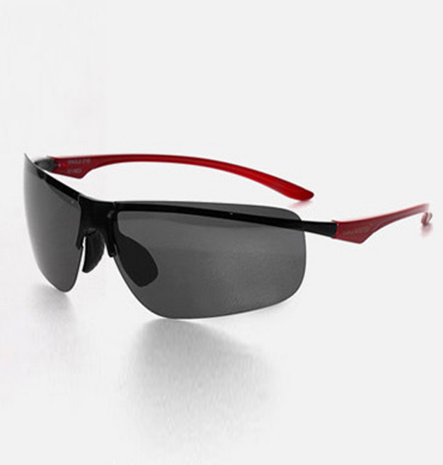 사계절용 스포츠 레저 자전거고글 편광 선글라스 낚시 등산 골프 캠핑 남자, 블랙레드, 1개