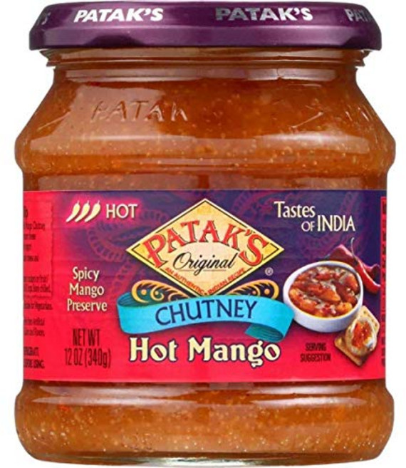 파탁스 매운 망고 처트니 (6x12온스) 파탁스 매운 망고 처트니 (6x12온스), 340g, 1개