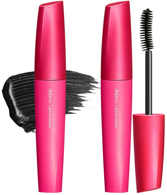 (공식) [1+1] 데자뷰 래쉬넉아웃 볼륨 마스카라, 다이너마이트 블랙, 2개