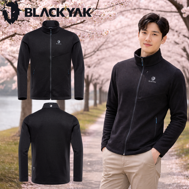 블랙야크 남성용 기모 플리스 B코지모2 바람막이 자켓