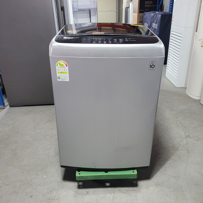 중고일반세탁기 6모션 T18ST 18kg 2018년 인버터 DD모터 에너지2등급 통돌이 애벌빨래 급배수호수 무료발송, 실버