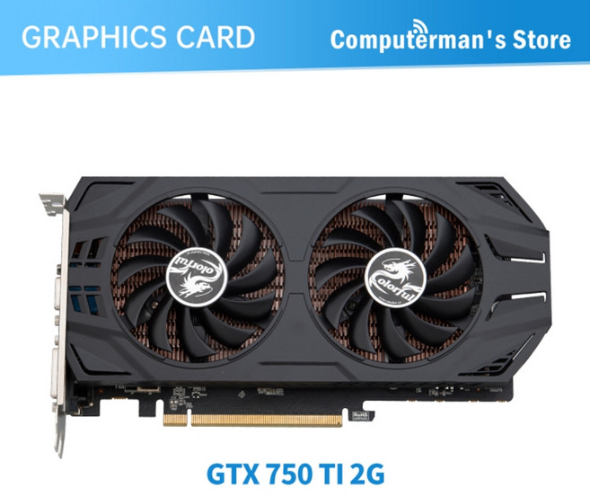 그래픽카드 컴퓨터 huannzhi rtx 2060 gtx 650 750 760 960, gtx 750ti 2g 2