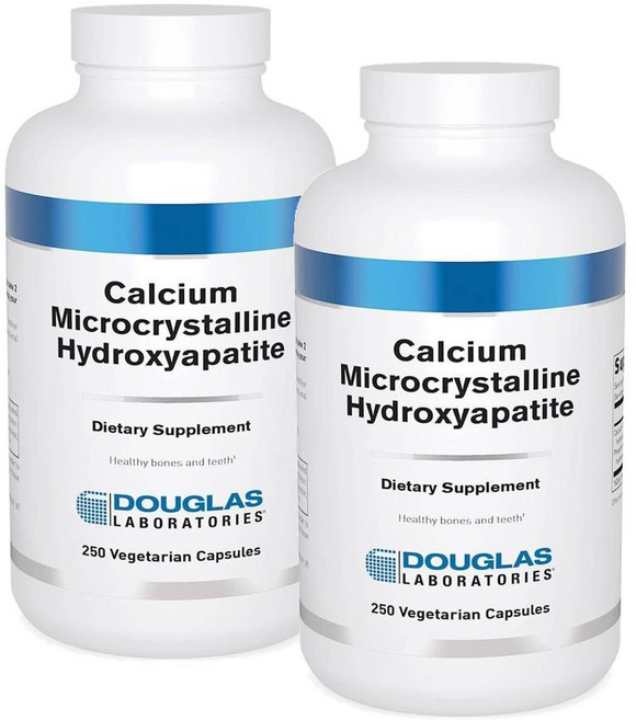 더글라스랩 칼슘 미세결정 수산화인회석 캡슐 Douglas Laboratories Calcium Microcrystalline Hydroxyapatite, 2개, 250정