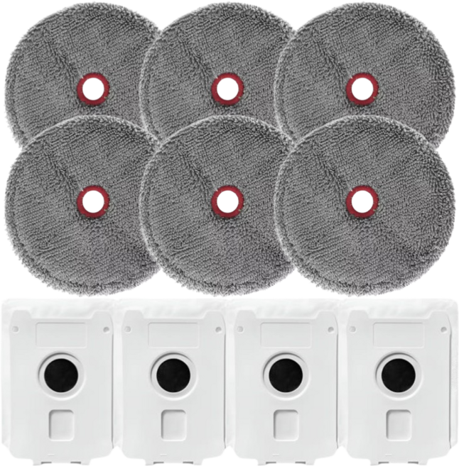 비브랜드 LG전자 코드제로 로보킹 AI 올인원 로봇청소기 호환 부품 물걸레 먼지봉투 더스트백 리필, 1세트, AI소모품