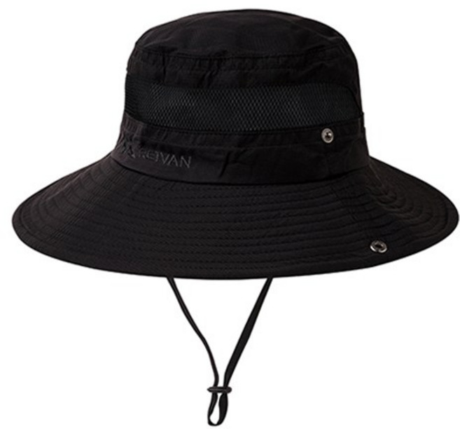 라이반 남녀공용 크러쉬 등산모자 KN-07003, 블랙