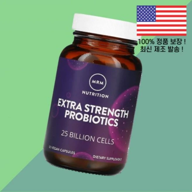 MRM 뉴트리션 프로바이오틱스 유산균스 유산균 250억 식물성 베지캡슐 30정 Nutrition Probiotics 25 Billion Cells 30 Vegan Capsule, 1, MRM 뉴트리션 프로바이오틱스 유산균 250억 식물성 - 쿠팡