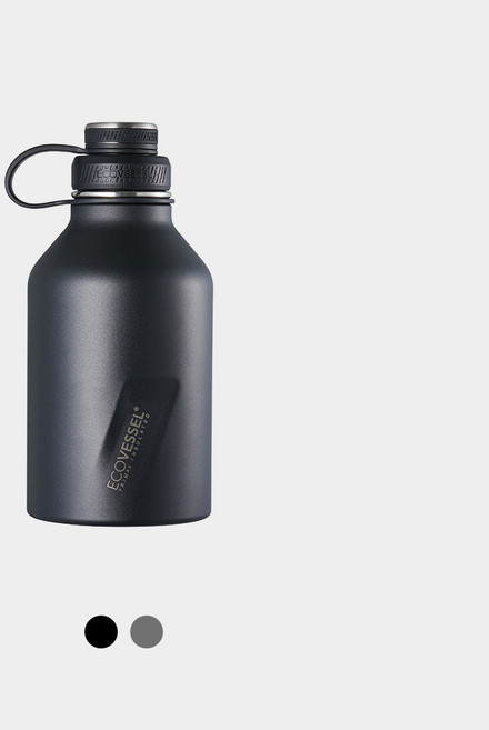 에코베슬 보스 64oz 1.9L 친환경 스텐 보온 보냉 대용량 텀블러, 슬레이트그레이