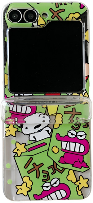 아펙시움 휴대폰 케이스 카드 수납 갤럭시 z플립7 z플립3 z플립4 z플립5 z플립6 힌지보호 큐티 악어 핸드폰케이스