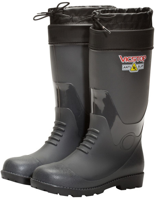 빅스탑 kcs안전인증 미끄럼방지 요딩안전장화 메이드인코리아 건설장화 벌초장화 작업장화 농축산작업장 카프장화 국산장화, 차콜그레이, 1개, 290