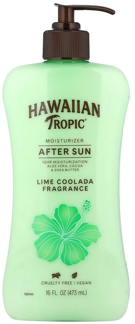 하와이안트로픽 애프터 선 모이스처라이저 라임 쿨라다 16fl oz(474ml), 1개 - 쿠팡