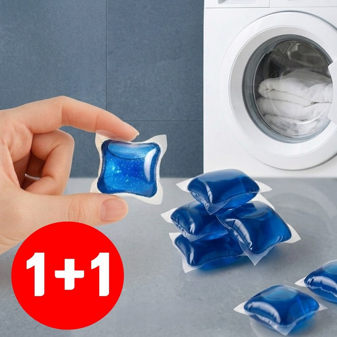 [완전용해] 1+1 오해디랩 초강력 캡슐 세제 드럼 일반 세탁기 겸용, 1세트, 100개입