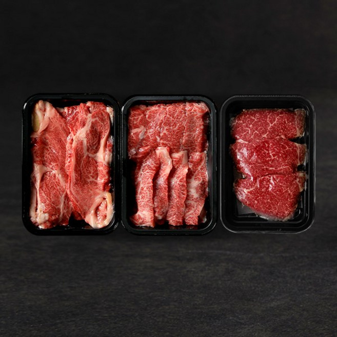 ++1등급 한우구이 모듬 세트(등심+특수부위+보섭살) 총500g, 500g