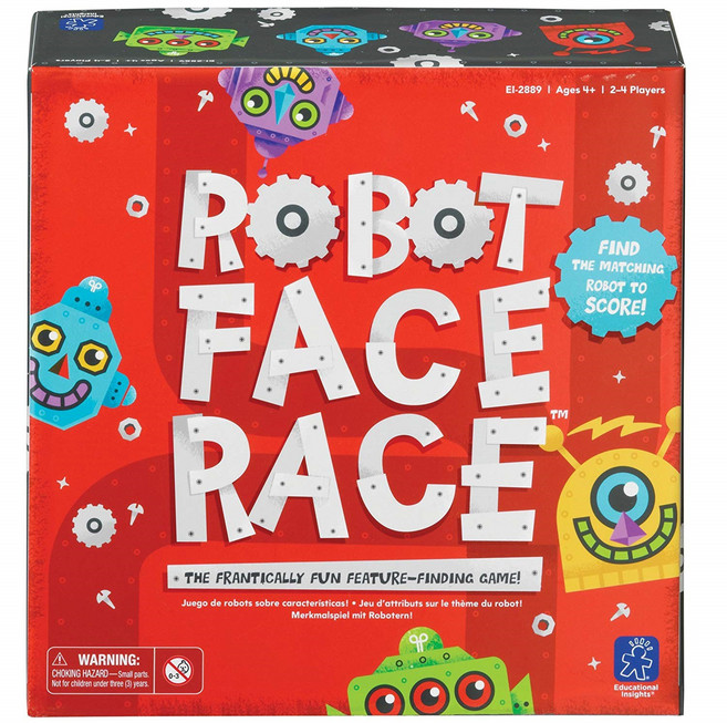 러닝리소스 EI-2889 로봇 얼굴 맞추기 Robot Face Race 보드게임, 1개