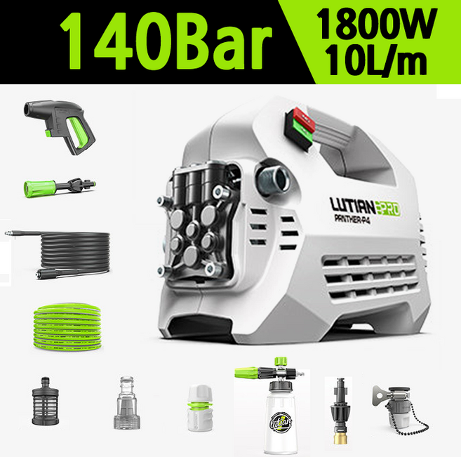 다이나젯 초강력 고압세척기 세차기 무선 충전식 세차건 가정용 세척기건 자동차 휴대용 엔진, 화이트, 다이나젯 프로