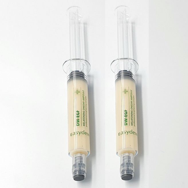 이지듀 디더블유 이지에프 멜라토닝 원데이 앰플, 8ml, 2개