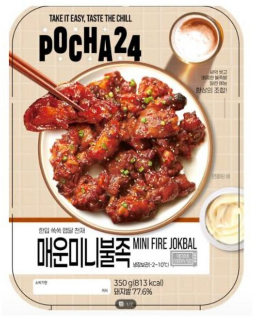 포차24 매운 미니불족, 350g, 12개