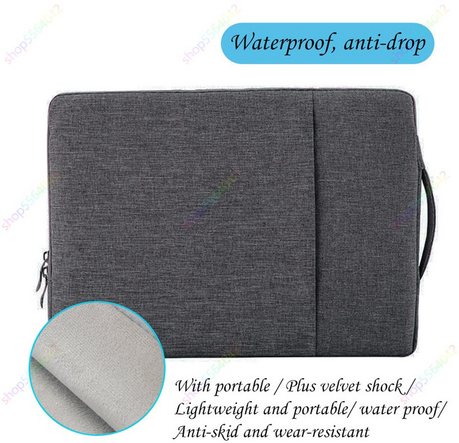 GEEKI 태블릿 파우치 가방 케이스 커버 삼성 호환 갤럭시 탭 S10 울트라 14.6 인치 S9/S8 A9 플러스 S9 S8 S7 FE 12.4 용 슬리브, [00] Dark Grey, 한개옵션2