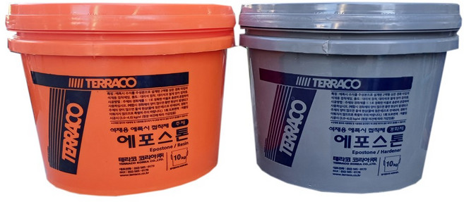 테라코 에포스톤 20kg 석재용접착제 에폭시퍼티 석재빠데 석재본드, 1세트