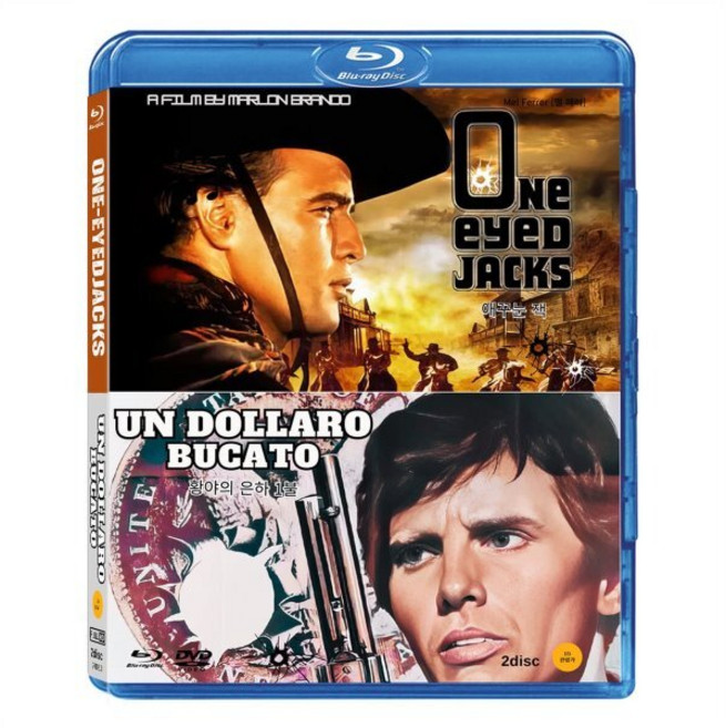 [Blu-ray] 애꾸는 잭+황야의 은하 1불 BD DVD 2DISC : 은하의 운명을 바꾸는 단돈 1불/복수는 애꾸눈