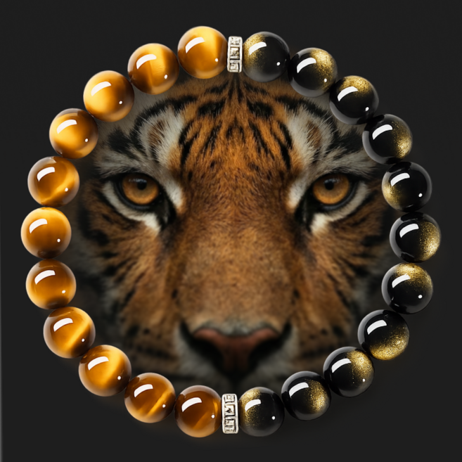 아오브 프리미엄 호안석 흑요석 천연 원석 팔찌 액막이 염주 재물 합격 소원 부적