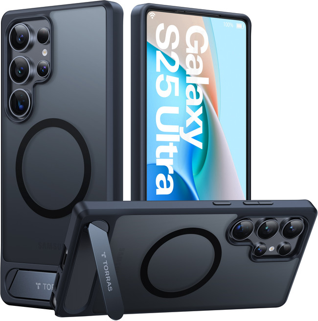 토라스 18N 초강력 마그네틱 맥세이프 간편 스탠드 휴대폰 케이스 Ostand L1 마그네틱