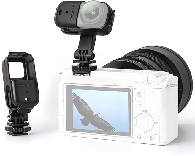 DJI OSMO NANO 오즈모 나노 전용 콜드슈 마운트 어댑터 카메라 핫슈 각도조절 설치, 1개
