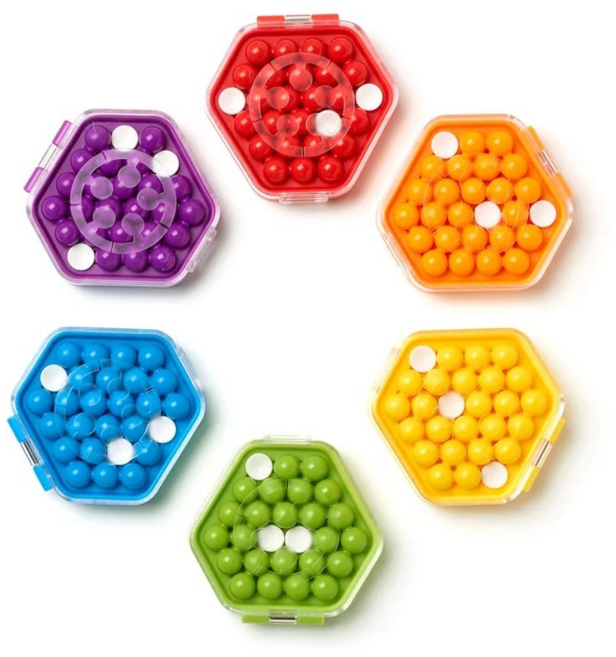 SmartGames IQ MINI HEXPERT 迷你IQ大挑戰 進階篇 桌遊, 1個