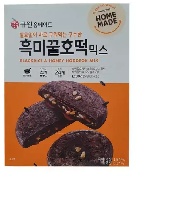 큐원 흑미 꿀호떡믹스 400g x 3입 /, 1개