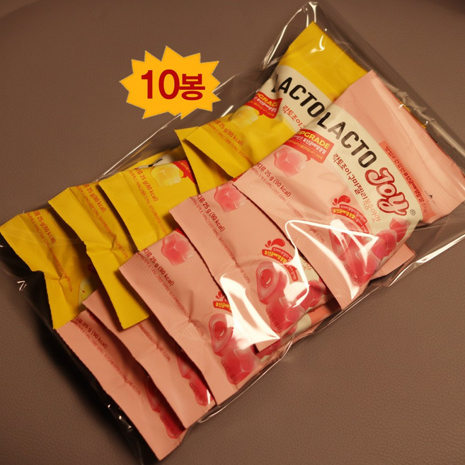 종근당 락토조이 구미젤리 유산균젤리, 25g, 10개