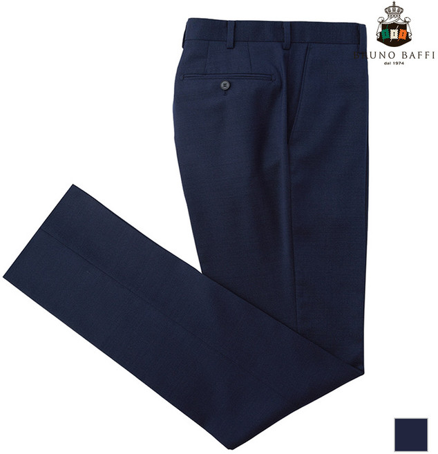 [BRUNO BAFFI] 폴리모혼방 네이비 정장 팬츠-MARGBXS2121