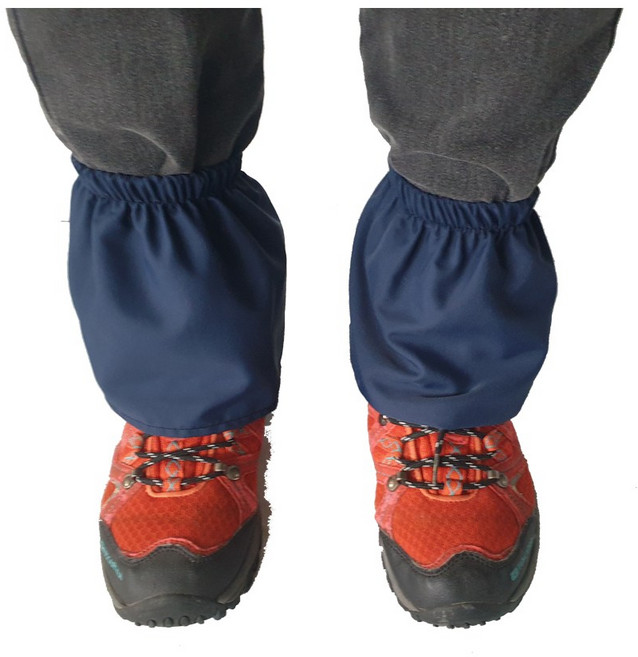 3켤레(6p) 작업용 방수 다리 발목 토시 등산 스패츠 각반 navy, 청색계열, 6개