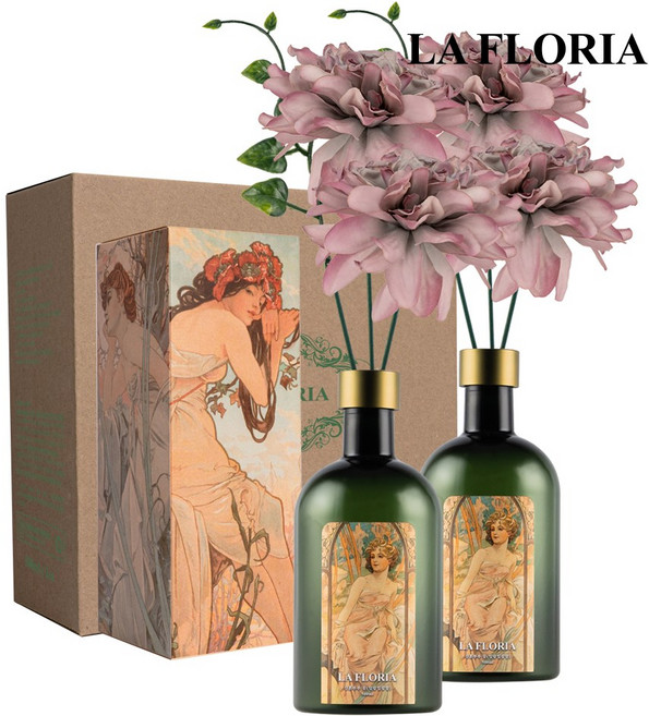 라플로리아 꽃 디퓨저, 2개, 500ml, S4.신혼부부꽃향/B3.달리아-L12/바이올렛