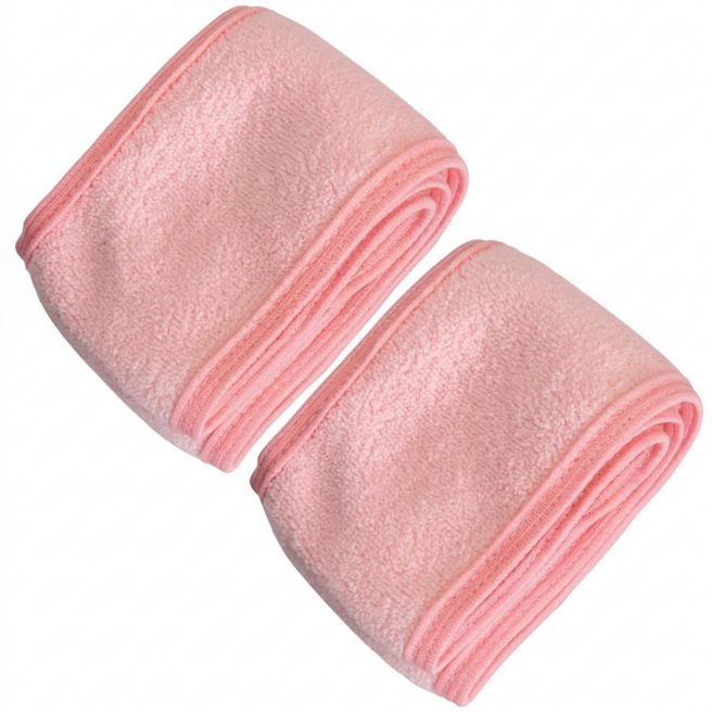 클레어라 남여공용 찍찍이 세안밴드, 핑크, 2개