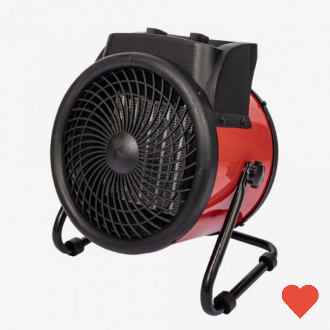 온풍기 터보 세라믹 3k 열풍기 전기난로 히터, FU-2230R.레드